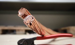 Einbrecher haben in der Nacht zu Donnerstag mehrere Tonnen Kupferkabel in Löhne gestohlen. - Ulf Hanke