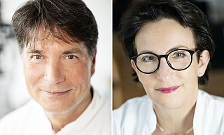 An der Rosenhöhe ist Beate Herbig Chefärztin der Adipositas Klinik. Ihr Kollege Reinhard Burk ist Chefarzt der dortigen Augenklinik. Beide wurden ausgezeichnet. - Klinikum Bielefeld