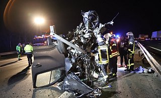 Schwerer Unfall auf der A2 bei Bielefeld. - Charlotte Mahncke