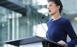 Sahra Wagenknecht hat im Januar 2024 eine eigene Partei gegründet: das "Bündnis Sahra Wagenknecht" (BSW). - IMAGO/Bernd Elmenthaler