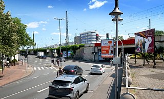 Noch ist die Straße im Zentrum Güterslohs befahrbar. Das ändert sich ab dem 14. Juli. - Andreas Frücht Noch ist die Straße im Zentrum Güterslohs befahrbar. Das ändert sich ab dem 14. Juli. - Andreas Frücht