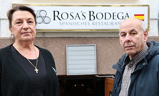 Rosa und Jose Fernandez schließen Rosas Bodega zum 31. Dezember. - Holger Kosbab