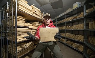 Der Youtuber "ItsMarvin" gelangte nach eigenen Angaben ohne Probleme an die im früheren Bürener Krankenhaus lagernden Patientenakten. - DN