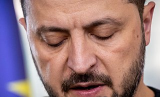 Der ukrainische Präsident Selenskyj spricht von schweren russischen Verlusten in der Region Kursk. (Archivbild) - Michael Kappeler/dpa