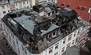 Millionen-Schadennach Großbrandin Bielefelder City - BIELEFELD