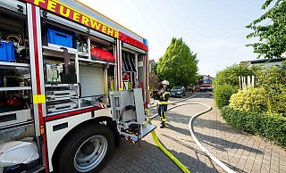 Die Feuerwehr rückte am Sonntagnachmittag in den Norden der Stadt aus. - Christian Mathiesen