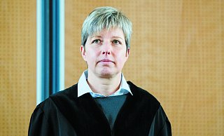 Führt den Vorsitz: Anke Grudda (45) im Prozess gegen einen 94-jährigen ehemaligen Auschwitz-Wachmann. Foto: dpa - Verwendung nur in Deutschland
