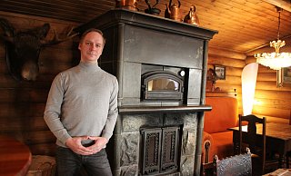 Sorgt für finnisches Flair: Mathias Korpela aus Jakobstad, Bündes finnischer Partnerstadt - Björn Kenter