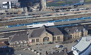 Bielefelds Hauptbahnhof. - Archivfoto: Detelf Wittig