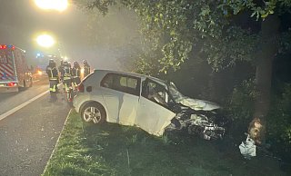 Der VW des 24-Jährigen erlitt bei der Kollision Totalschaden und musste abgeschleppt werden. - Thorsten Heß