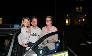 Sabrina Möller mit Rick Freiheit und Tochter Liah. - Jobst Lüdeking