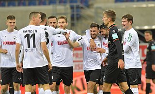 Kann der SC Verl am Samstag wieder jubeln? Am 8. Spieltag der dritten Liga heißt die zu lösende Aufgabe dafür FSV Zwickau. - Jens Dünhölter