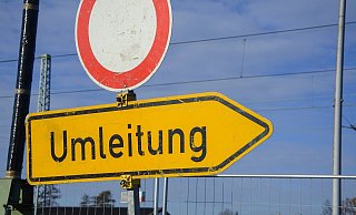 Eine Umleitung wird für die Zeit der Sperrung eingerichtet. - Pixabay/Symbolbild