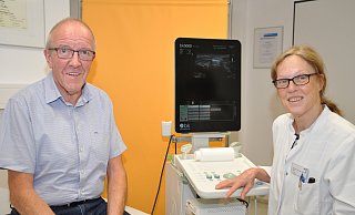 Ricarda Diller, Ärztin im Paderborner Brüderkrankenhaus St. Josef, hat den Tumor an Wolfgang Rabensteings Bauchspeicheldrüse entfernt. - Brüderkrankenhaus St. Josef Ricarda Diller, Ärztin im Paderborner Brüderkrankenhaus St. Josef, hat den Tumor an Wolfgang Rabensteings Bauchspeicheldrüse entfernt. - Brüderkrankenhaus St. Josef