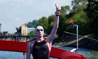 Florian Wellbrock ist in Singapur bisher unschlagbar. - Vincent Thian/AP/dpa