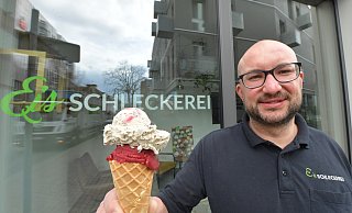 Peter Dolheimer ist neugierig und hat seine Eisschleckerei auf dem Internetportal Ebay-Kleinanzeigen angeboten, um zu schauen, welche Möglichkeiten sich ergeben. - sport/presse/foto Dünhölter