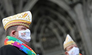 Im vergangenen Jahr gab es in Köln keinen feucht-fröhlichen 11.11. - Foto: Oliver Berg/dpa