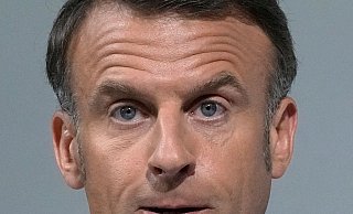 Hat Neuwahlen der französischen Parlamentskammer angekündigt: Emmanuel Macron. - Michel Euler/AP/dpa