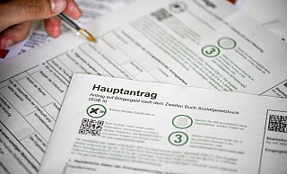 Das Jobcenter des Kreises Minden-Lübbecke ist zum Beispiel für alle Fragen rund ums Bürgergeld zuständig. Die Fallzahlen sind hoch, die Arbeitsbelastung der Mitarbeiter ebenfalls. Symbolfoto: - dpa