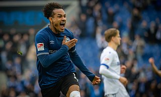 Arminias zweifacher Torschütze Thaddäus Momuluh spielte sich in einen Rausch. - Neue Westfälische