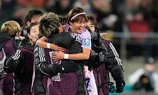 Die Japanerinnen sind ins WM-Viertelfinale eingezogen. - Alessandra Tarantino/AP/dpa