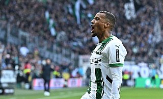 Alassane Pléa war der überragende Spieler bei Gladbach. - Carmen Jaspersen/dpa