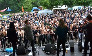 Der Auftritt der Metal-Band Soulbound und deren mitreißende Bühnenpräsenz beim Festival 2019 ist vielen noch gut in Erinnerung. Könnte es so etwas im nächsten Jahr wieder geben? - Sibylle Kemna