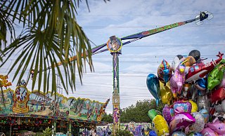 Während der Sommerferien hat der temporäre Freizeitpark geöffnet. - Niklas Tüns