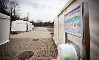 Das Klinikum hat eine Spezial-Notaufnahme für Corona-Verdachtsfälle aufgebaut. - Mike-Dennis Müller / www.mdm.photo