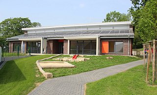 Der Erweiterungsbau des Borgentreicher Familienforums, in dem die U 3-Betreuung stattfindet. - Stadt Borgentreich