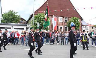 Helmern feiert im Kreis Höxter das erste Schützenfest seit Beginn der Corona Pandemie. - Burkhard Battran