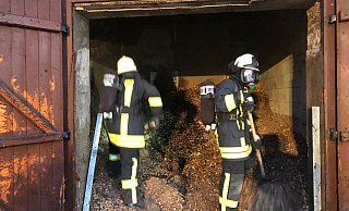 38 Feuerwehrleute waren im Einsatz. - Feuerwehr Borgrentreich