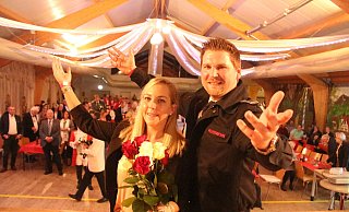 Heilpädagogin Katharina Wetter und Brandinspektor Bernhard Mühlan sind das neue Prinzenpaar. - Burkhard Battran