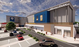 So soll es ab Frühjahr 2026 aussehen: Das Entertainment-Center am Werre-Park bekommt einen neuen Look. - ECE