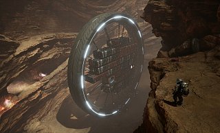 Ein Überlebenskampf gegen die Zeit: Jan Dolski und seine mobile Basis auf einem fremden Planeten in „The Alters“. - 11 Bit Studios