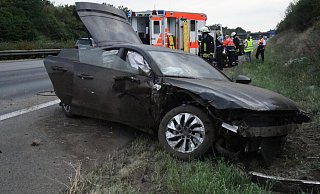 An den beiden Fahrzeugen entstand Totalschaden (ca. 70.000 Euro), sie mussten abgeschleppt werden. - Andreas Eickhoff