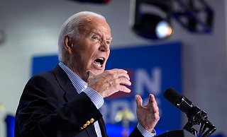 US-Präsident Biden denkt offenbar nicht ans Aufgeben. - Manuel Balce Ceneta/AP/dpa