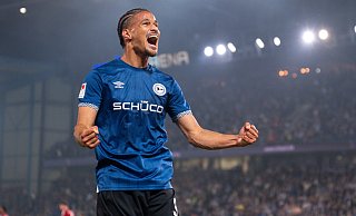Innenverteidiger Joel Felix will bei Arminia Bielefeld zurück in die Startelf. - Teresa Kroeger Innenverteidiger Joel Felix will bei Arminia Bielefeld zurück in die Startelf. - Teresa Kroeger