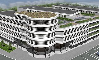 So soll sich das Medical City Plaza an der Kreuzung von Eidinghausener Straße (links) und Mindener Straße präsentieren, wen es fertig ist. - Medical City Plaza Investment GmbH