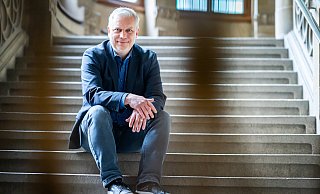 Michael Gugat ist der Oberbürgermeister-Kandidat der Lokaldemokratie in Bielefeld. Er gehört bislang schon dem Rat an. - Sarah Jonek