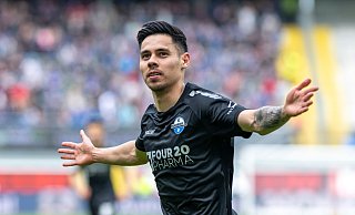 Raphael Obermair brachte den SC Paderborn auf die Siegerstraße. - David Inderlied/dpa