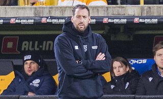 Mitch Kniat sah in Dresden eine verdiente Niederlage und gestand diese auch ein. - IMAGO/Jan Huebner