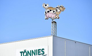 Tönnies fährt den Betrieb in Rheda-Wiedenbrück weiter hoch. - Picture Alliance