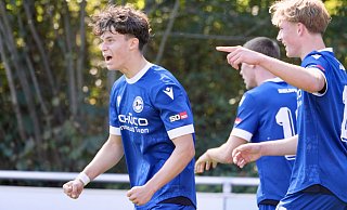 Arminias Jugendtalent Daniel Richter (links im Bild) wurde für die U17-Nationalmannschaft nominiert. - Peter Unger Arminias Jugendtalent Daniel Richter (links im Bild) wurde für die U17-Nationalmannschaft nominiert. - Peter Unger