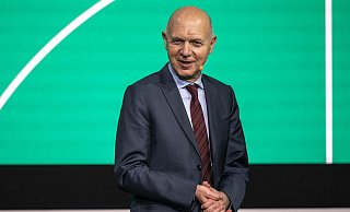 Bernd Neuendorf sieht in der Ausrichtung der EM 2024 eine Chance, auch die Olympischen Spiele in Zukunft nach Deutschland zu holen. - Monika Skolimowska/dpa