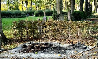 Teilweise blieb von den Tonnen nur geschmolzenes Plastik übrig. - Ralph Meyer