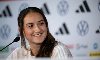 Will mit den DFB-Frauen den zweiten Sieg bei der WM: Sara Däbritz. - Sebastian Christoph Gollnow/dpa