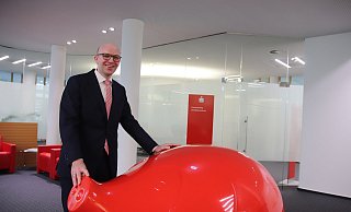 Matthias Paschke ist neues Vorstandsmitglied der Sparkasse Bad Oeynhausen-Porta Westfalica. - Heidi Froreich