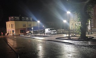 Ein Foto von der Einsatzstelle im Hochwassergebiet. - THW Bünde