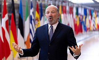 US-Handelsminister Howard Lutnick in Brüssel. - Omar Havana/AP/dpa